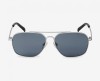 Ochelari de soare Waykins Wolcott Thea Argintiu Gri, Rectangulara, Unisex, Protectie UV 100%
