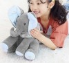 Elefant Jucarie Interactiva Peek A Boo, Canta si se Joaca, Plus Moale, 30 cm
