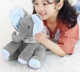 Elefant Jucarie Interactiva Peek A Boo, Canta si se Joaca, Plus Moale, 30 cm