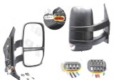 Oglinda exterioara Iveco Daily, 05.2006-2014, Dreapta, reglare electrica; incalzita; cu brat lung; geam convex; cromat; 7 pini; cu semnalizare; cu ra