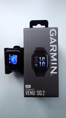 Ceas Smartwatch Garmin Venu Sq 2, Music Edition, Black/Slate, in cutie foto