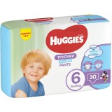 Scutece-chilotel Huggies Jumbo pack 6, Boy, 15-25 kg, 30 buc