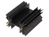 Radiator Extrudat Negru SOT32/TO220/TO3P 50.8mm 5.3K/W