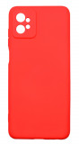 Husa de protectie din silicon pentru Motorola Moto G32, SoftTouch, interior microfibra, Rosu, Oem