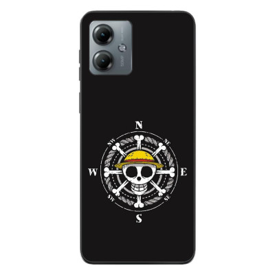 Husa compatibila cu Motorola Moto G14 Silicon Gel Tpu Model One Piece Logo foto