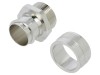 Conectori Finali Drepți ANAMET EUROPE ANACONDA MULTIFLEX FCEN M25 Alama Nichel IP40 Pas 1.5