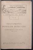rara 1932 TRATAMENTUL POMILOR RODITORI &ndash; Mihailescu / Maleanu 71 pag ilustrata Tratamente Molime Daunatori Ingrijire iarna Pomi fructiferi Pomicultura