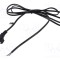 Cablu 2x0,75mm2 CEE 7/16 (C) cu mufă PVC 2m negru 2,5A POS
