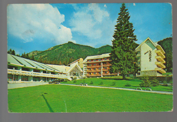 CPIB 17285 CARTE POSTALA - POIANA BRASOV, HOTEL &quot;TELEFERIC&quot;