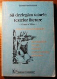 Carmen Iordachescu - Sa dezlegam tainele textelor literare: clasa a VII-a