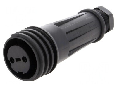 Conector Circular Mufă Mamă 2 PIN Filet Exterior foto