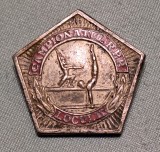 Campionatul RPR - Republica Populara Romana - Locul 2 Gimnastica, insigna rara, anii 1950