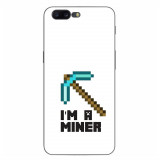 Husa compatibila cu OnePlus 5 Silicon Gel Tpu Model Minecraft Miner
