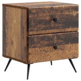 vidaXL Dulap de noapte Lemn vechi 43 x 34,5 x 47,5 cm Lemn prelucrat 895461