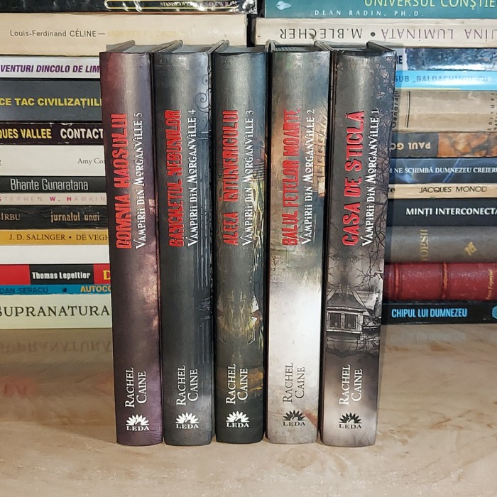 RACHEL CAINE - VAMPIRII DIN MORGANVILLE * 5 VOLUME (1-5) , EDITIE CARTONATA *