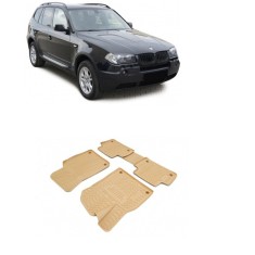Set Covorase cauciuc stil tavita BEJ BMW X3 E83 2003-2010