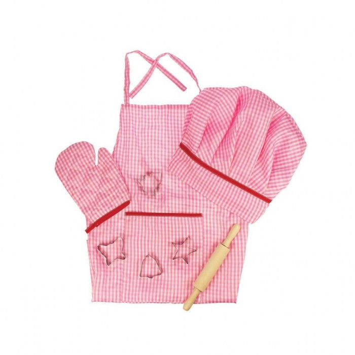 Set sortulet si accesorii roz