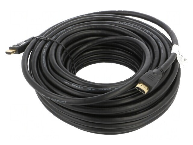 Cablu HDMI 1.4 HDMI mufă PVC 20m negru