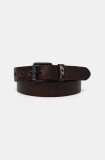 Diesel curea de piele B-DAVE II barbati, culoarea negru, X09396.P1506
