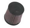 Filtru aer sport conic K&amp;N RU-3600, 102mm flanșă, 18.3x16.5x16.5cm, &icirc;nălțime 16.5cm, filtru aer sportiv