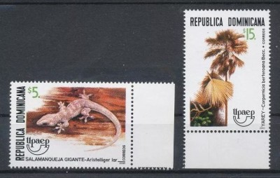 REPUBLICA DOMINICANA 2003 UPAEP FAUNA SI FLORA foto