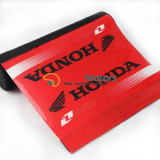 Burete Ghidon Moto/ATV Universal, 20cm, Rosu/Negru, Honda (Compatibil)