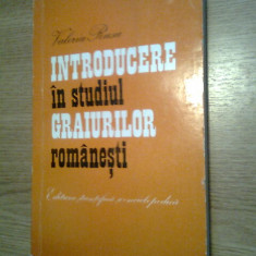 Introducere in studiul graiurilor romanesti - Valeriu Rusu (1977)