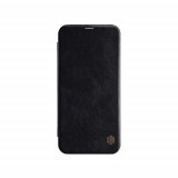 Husa de protectie Nillkin pentru Samsung Galaxy J4 Core, Qin Leather Case, Negru