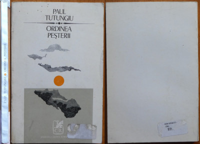 Paul Tutungiu, Ordinea pesterii; Poezii, 1971, ed. 1 cu autograf catre P. Panait foto