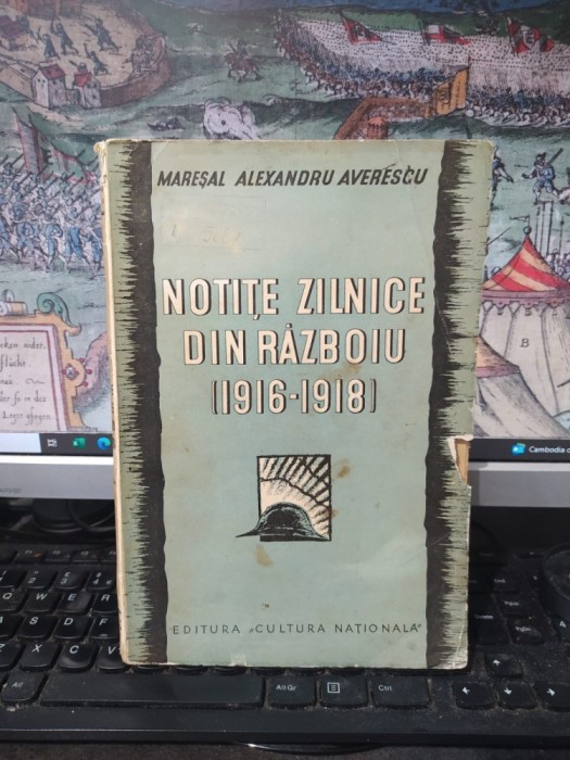 Alexandru Averescu, Notițe zilnice din războiu, 1916-1918, autograf Zaharie Muntean, condamnat la moarte de Curtea Marțială din Cluj &icirc;n 1916, 1935 069