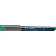 Set 10 Markere Permanente Schneider Maxx 224 M, Varf Subtire + Rotund, Scriere 1 mm, Verde, Marker Permanent, Markere Universale, Accesorii Birou, Ins foto