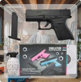 Pistol replică metalică ASG, bile 6 mm, rază aprox. 15 m, magazin 10, 800 bile