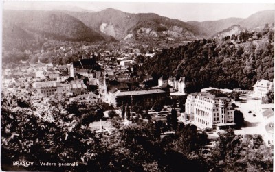 AMS - ILUSTRATA/VEDERE BRASOV - VEDERE GENERALA 1966, CIRCULATA foto