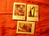Serie URSS 1988 - Pictura , 3 valori - Pictori Rusi