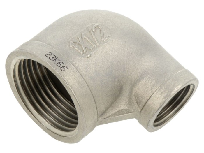 Conector cot 90&deg; reducţie mamă-mamă