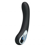 Vibrator Alston, 12 Moduri Vibratii, Silicon, USB, Negru, 19.7 cm