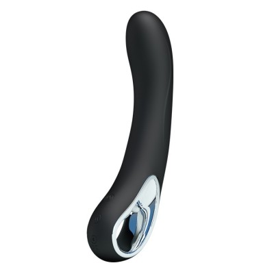 Vibrator Alston, 12 Moduri Vibratii, Silicon, USB, Negru, 19.7 cm foto