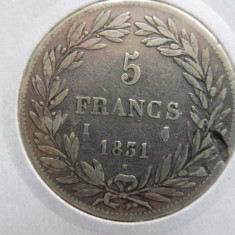 FRANTA 5 Francs / Franci 1831, Louis-Philippe Fara Lauri, Limoges, Argint (48)