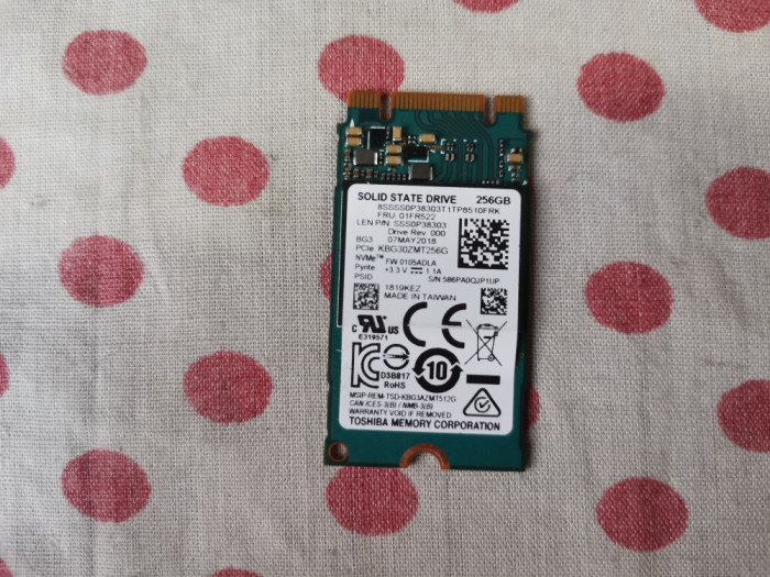 SSD Toshiba BG3 256GB SATA 6Gbps M.2 2260