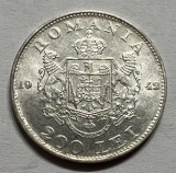 200 Lei 1942 Argint, Romania, a UNC (1)