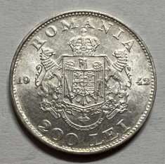 200 Lei 1942 Argint, Romania, a UNC (1)