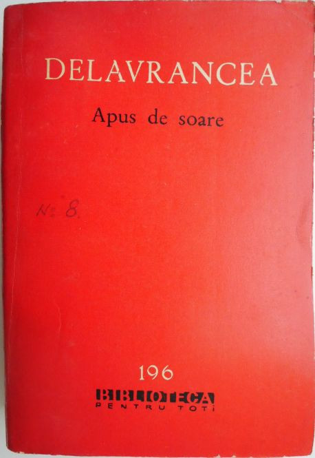 Apus de soare &ndash; Barbu Delavrancea