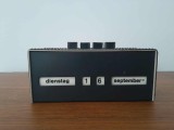 Calendar de masa voiaj perepetuu vechi vintage anii *70 Germania metal