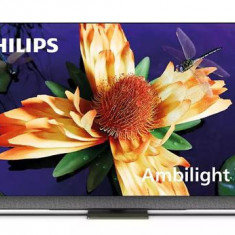 Televizor OLED Philips 165 cm (65inch) 65OLED907/12, Ultra HD 4K, Smart TV, Ambilight pe 3 laturi, WiFi, CI+
