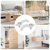 vidaXL Clipuri LED pentru Strip 2 pcs Transparent 23,8 x 7,3 x 4,3 mm 864923