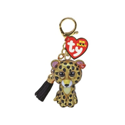 Plus breloc ty 8.5cm leopard foto