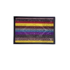 Covoras intrare multicolor cauciuc + textil 40x 60 cm