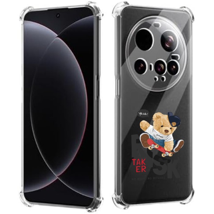 Husa antisoc pentru xiaomi 15 ultra - airbag tpu, col&Egrave;uri ranforsate - risk taker