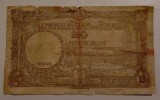 Bancnota Belgia - 20 Francs 03-01-1944