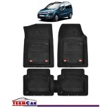 Covorase Auto TeamCar&reg; Tip Tavita Compatibile Citroen Berlingo II (2008-2018) Negru Material Rezistent, Cauciuc